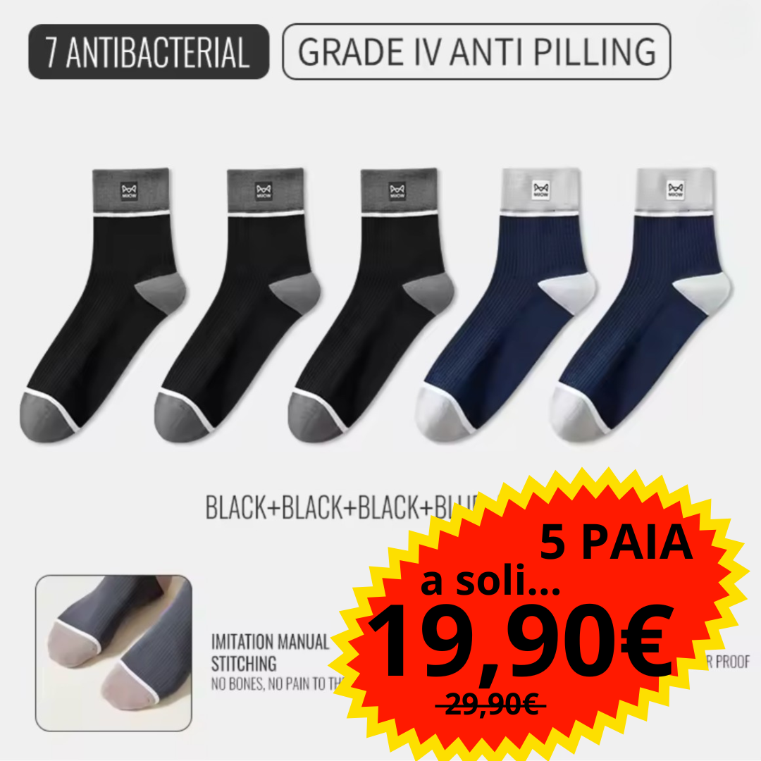 CALZINI SPORT & CASUAL | COTONE DI  ALTA QUALITA' 5pz
