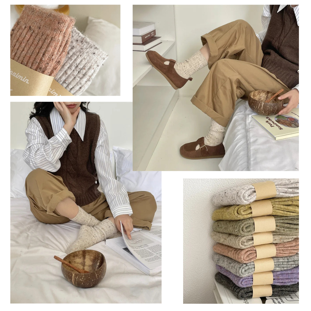 CALZE INVERNALI LANA & CASHMERE ! DONNA 35-39