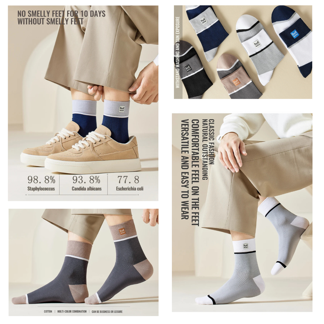 CALZINI SPORT & CASUAL | COTONE DI  ALTA QUALITA' 5pz