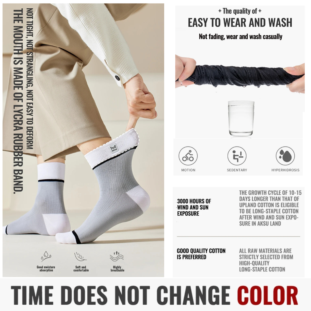 CALZINI SPORT & CASUAL | COTONE DI  ALTA QUALITA' 5pz