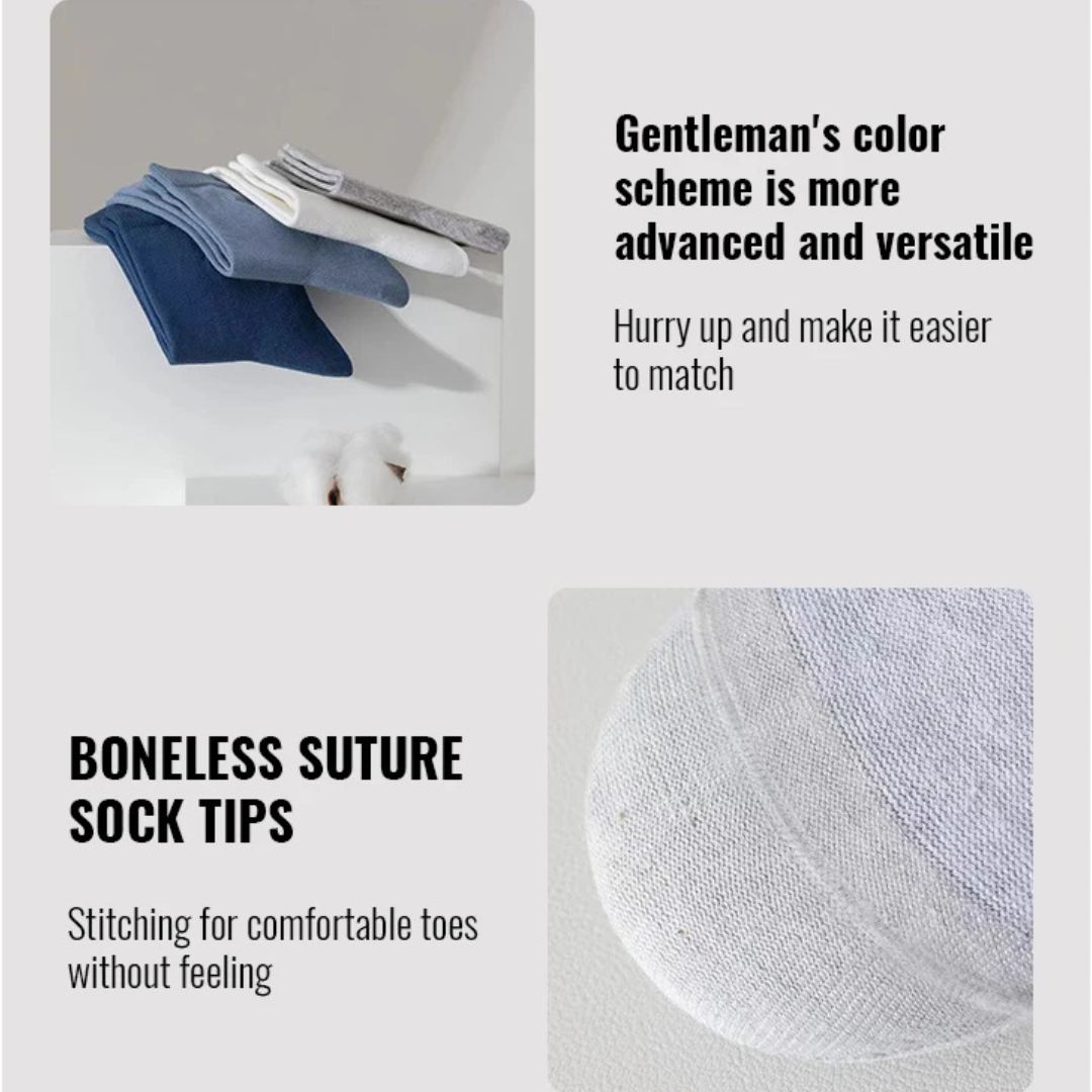 CALZINI BOX 10pz | 100% COTONE QUALITA' PREMIUM