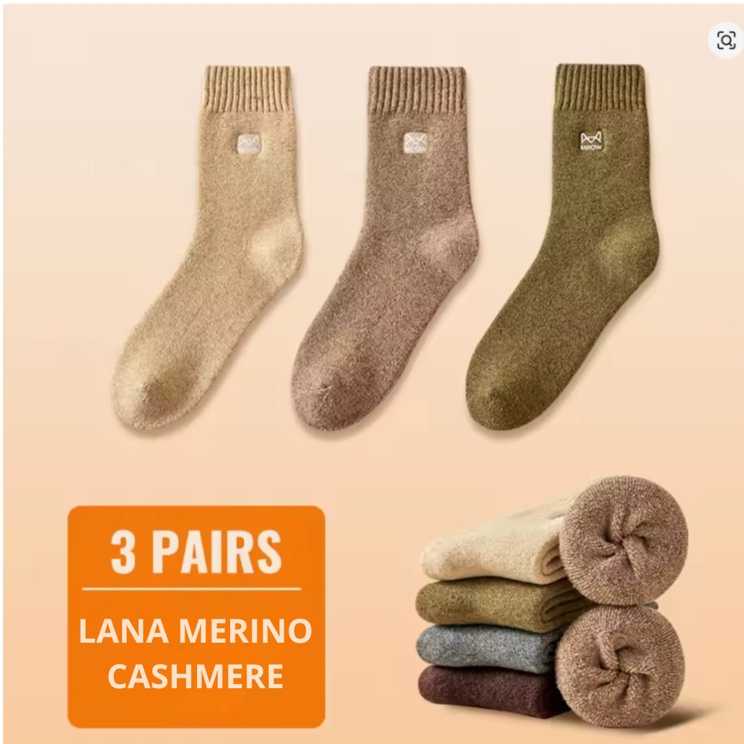 CALZE UOMO | LANA MERINO & CASHMERE ELEVATA QUALITA' 1/3/8pz