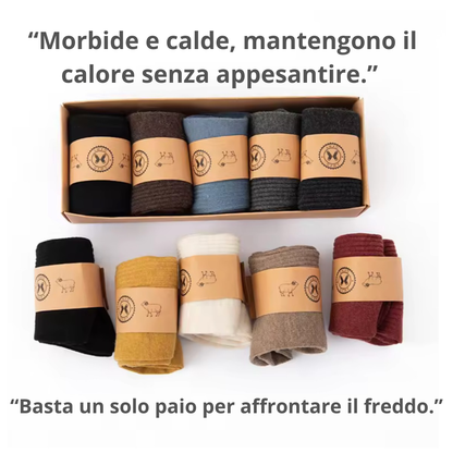 CALZINI in PURO CASHMERE | DONNA box da 5pz - tg UNICA