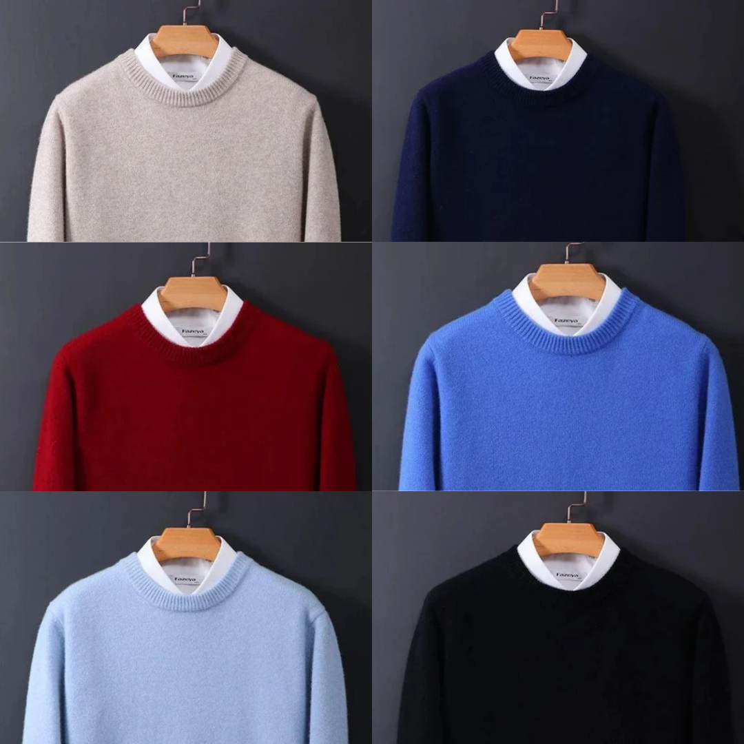 MAGLIONE GIROCOLLO in CASHMERE | ALTA QUALITA'