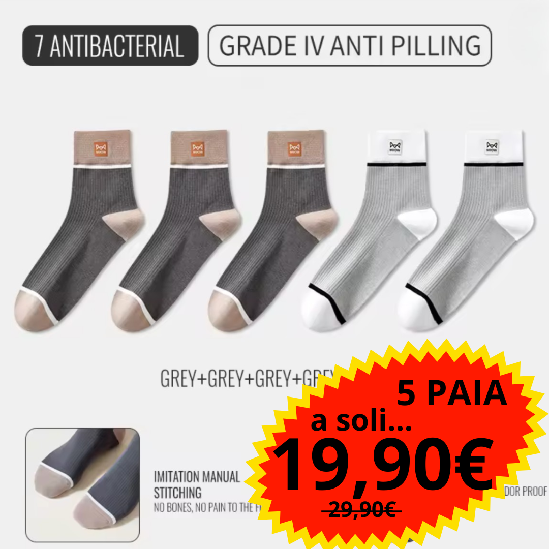 CALZINI SPORT & CASUAL | COTONE DI  ALTA QUALITA' 5pz