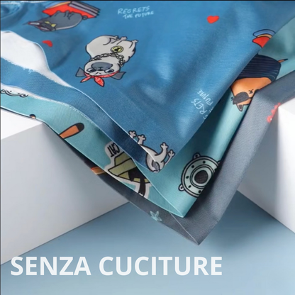 BOXER ANIMAL ! 100% COTTON - QUALITA' PREMIUM 4pz