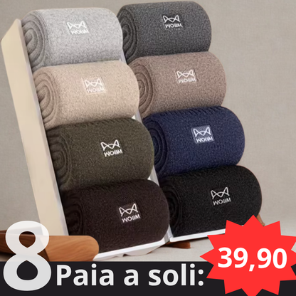 CALZE UOMO | LANA MERINO & CASHMERE ELEVATA QUALITA' 1/3/8pz