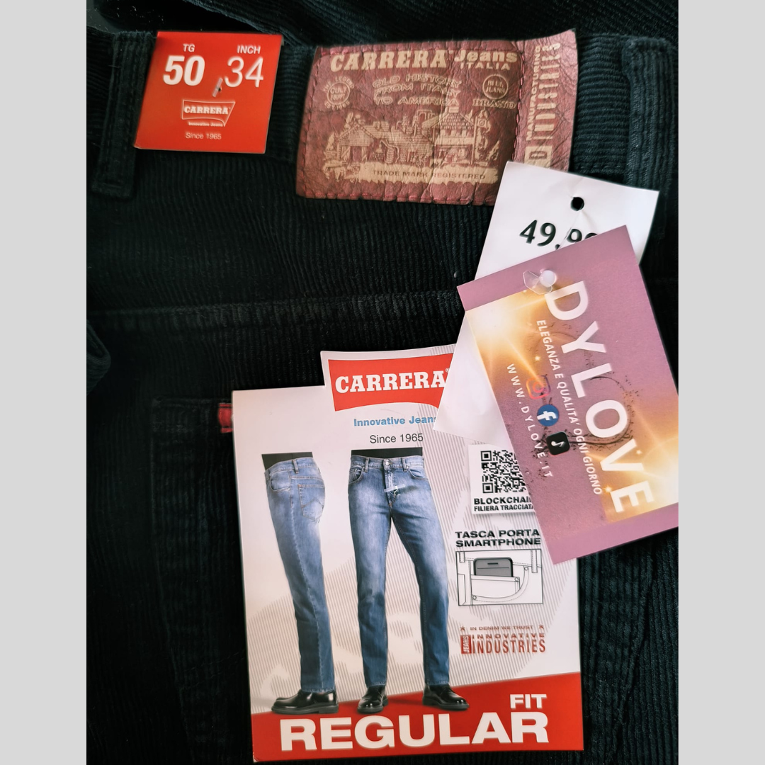 PANTALONI in VELLUTO ! CARRERA JEANS 100% COTONE
