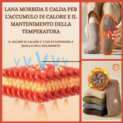 CALZE UOMO | LANA MERINO & CASHMERE ELEVATA QUALITA' 1/3/8pz