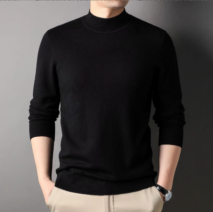 MAGLIONE MEZZO COLLO  100% LANA MERINO - REGULAR FIT