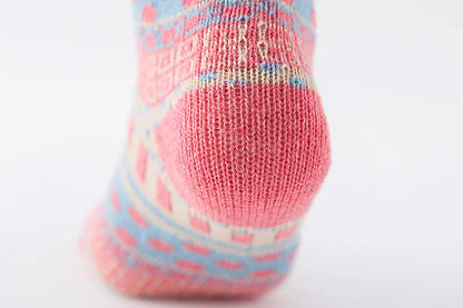 CALZE COLORATE STILE NORDICO-ETNICO - UOMO TG.40/45 5pz