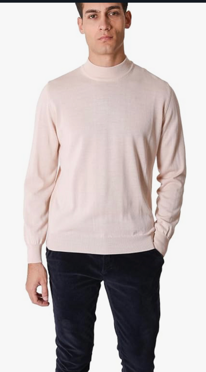 MAGLIONE MEZZO COLLO  100% LANA MERINO - REGULAR FIT