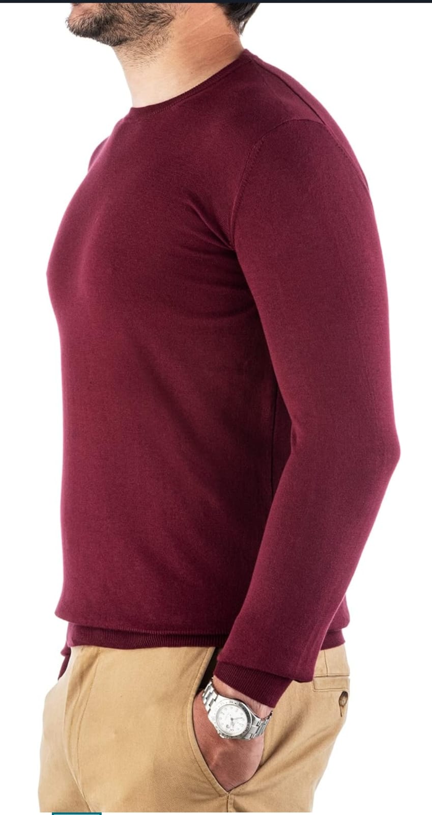 MAGLIONE GIROCOLLO in CASHMERE | REGULAR FIT