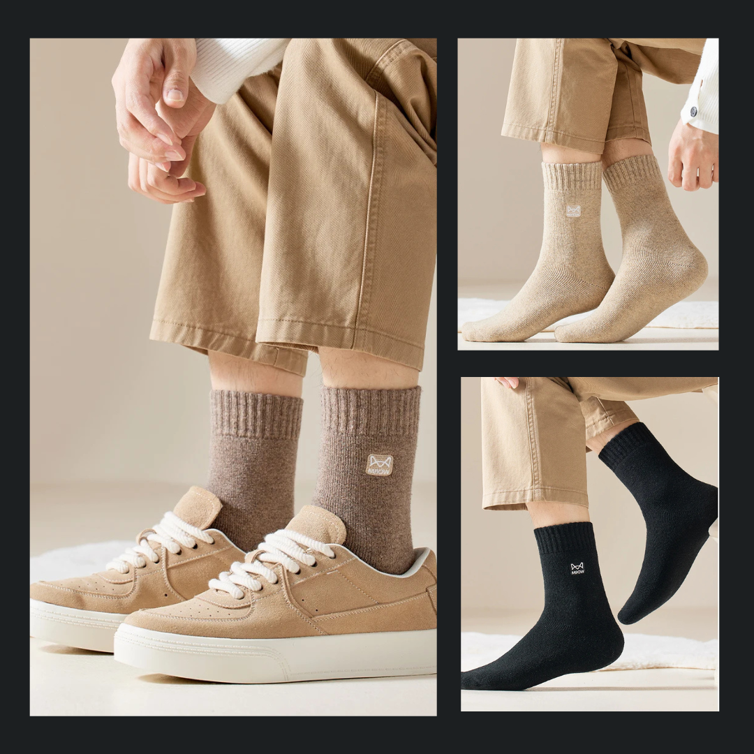 CALZE UOMO | LANA MERINO & CASHMERE ELEVATA QUALITA' 1/3/8pz