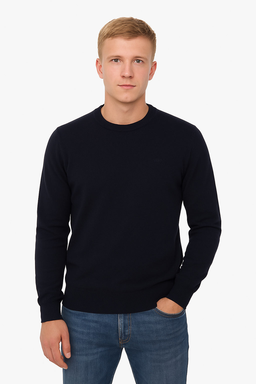 MAGLIONE GIROCOLLO in CASHMERE | REGULAR FIT