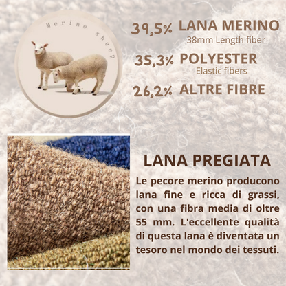 CALZE UOMO | LANA MERINO & CASHMERE ELEVATA QUALITA' 1/3/8pz