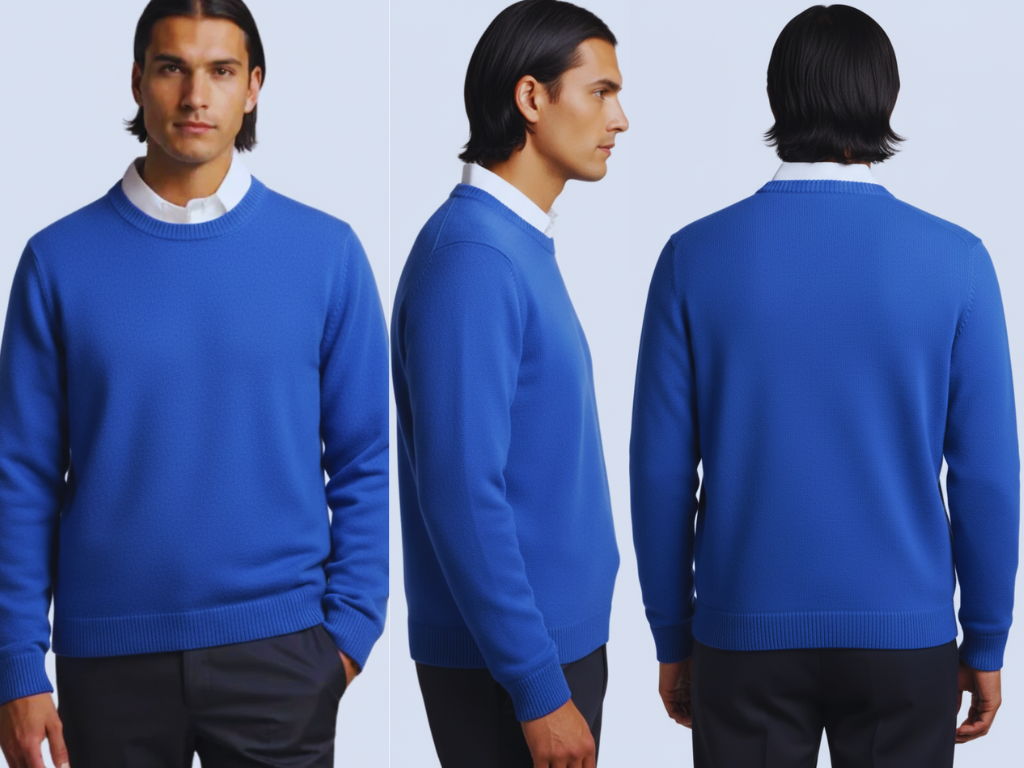 MAGLIONE GIROCOLLO in CASHMERE | REGULAR FIT