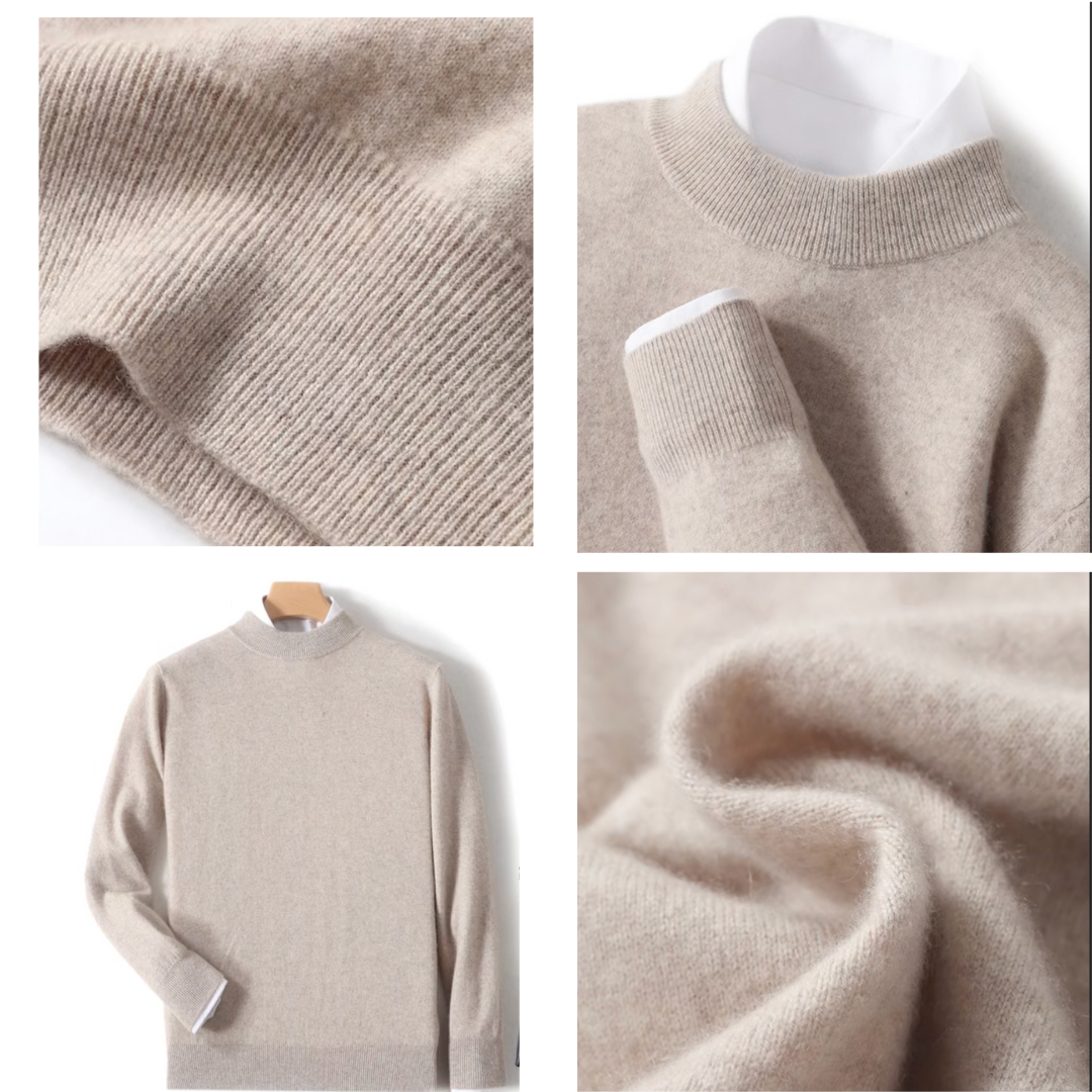 MAGLIONE MEZZO COLLO  100% LANA MERINO - REGULAR FIT